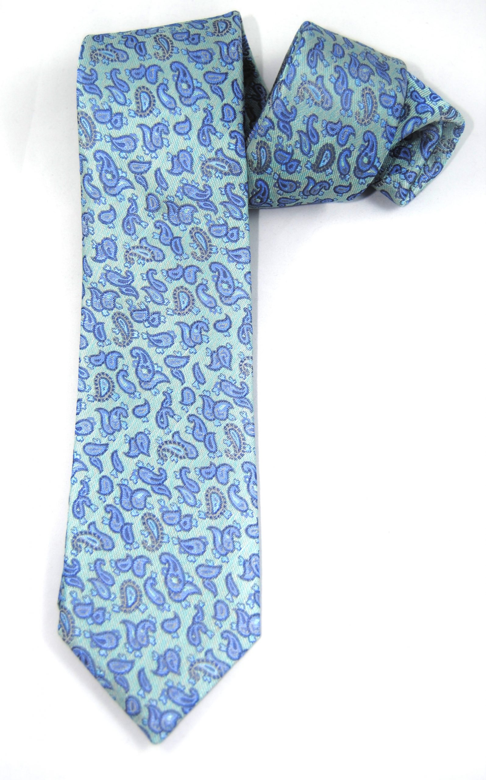 Corbata amebas primavera Verde/azul – Fio de Martié: Corbatas y complementos de diseño